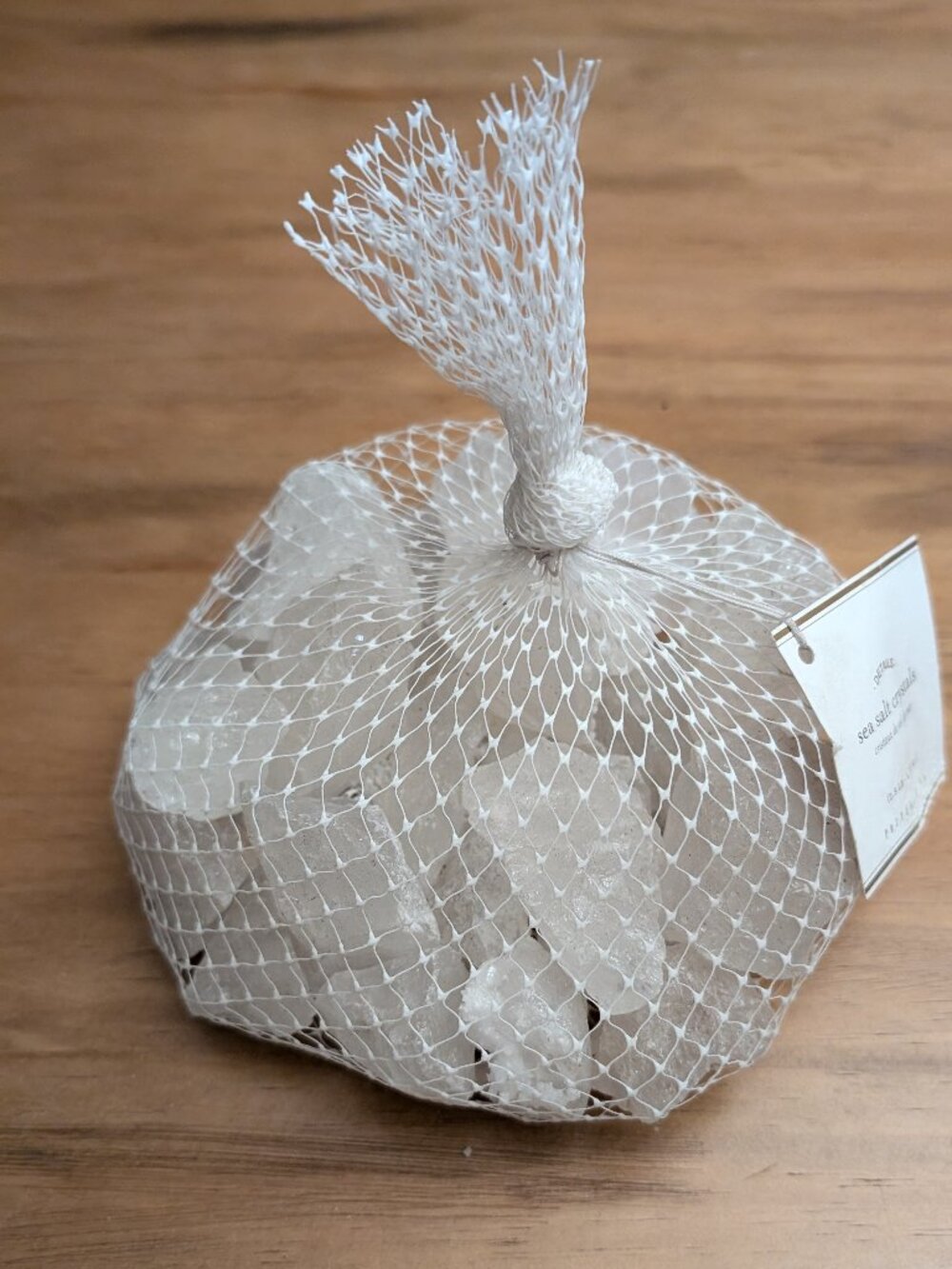 NWT NIP Pottery Barn White Sea Salt Crystals, Decorative Rocks for Plants, Pots,